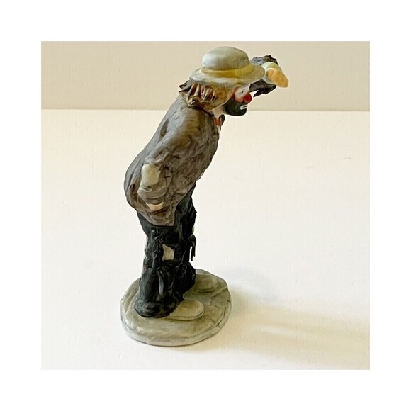 Emmett Kelly Jr. Clown Collection Flambro Figurines Bathtub Sad Looking Lot of 3 - Picture 8 of 16